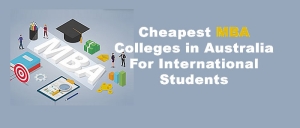Cheapest Mba Colleges In Australia For International Students